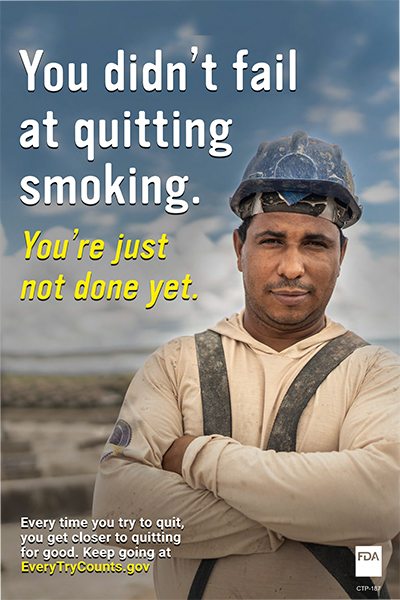 Cigarette Cessation, You Didn’t Fail at Quitting 2 poster