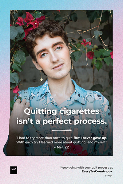 Cigarette Cessation, Quitting Isn’t a Perfect Process 2 poster