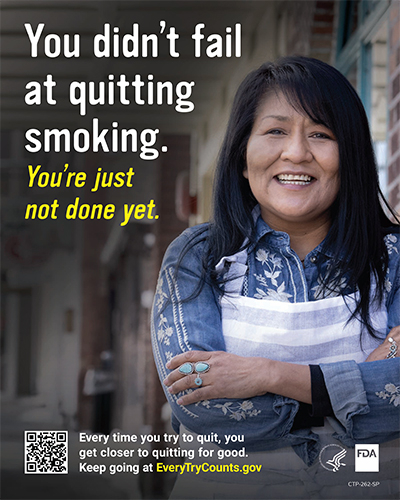 Cigarette Cessation, You Didn’t Fail at Quitting, 7 poster