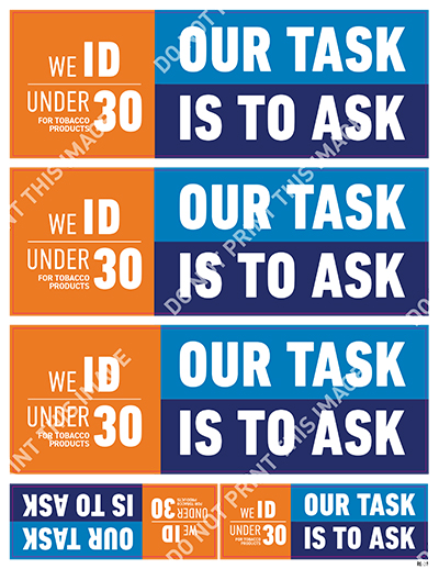 Our Task Is to Ask Sticker Sheet