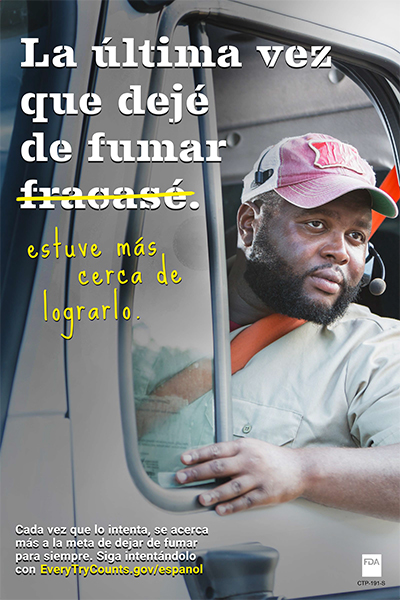 Cigarette Cessation, I Got Closer to Finishing the Job 2 poster (Spanish)