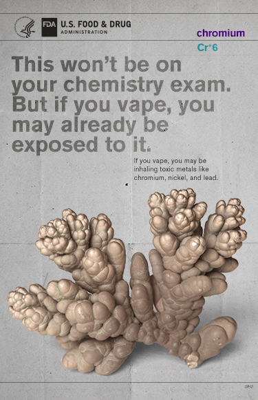 Chemicals in Vaping: Chromium poster