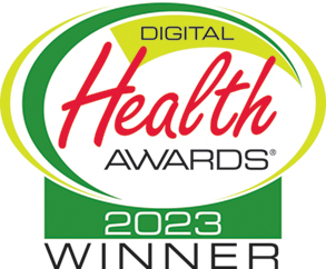 2023 Digital Health Awards Winner logo