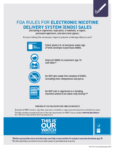 FDA Tobacco Education & Prevention Resources: Posters, Flyers, & More