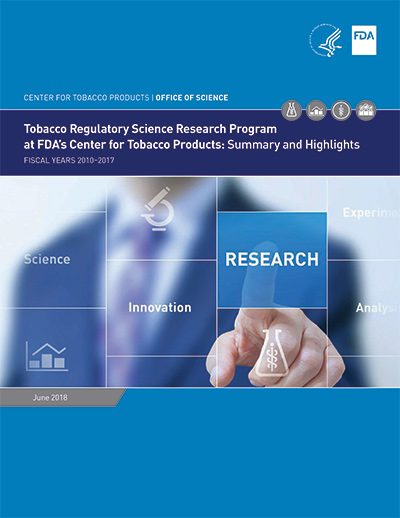 The report spotlights FDA's Center for Tobacco Products' scientific research accomplishments.